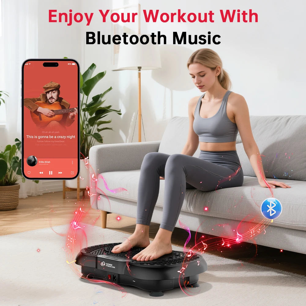 Vibration Plate Fitness Platform – Full-Body Shaker Workout Machine