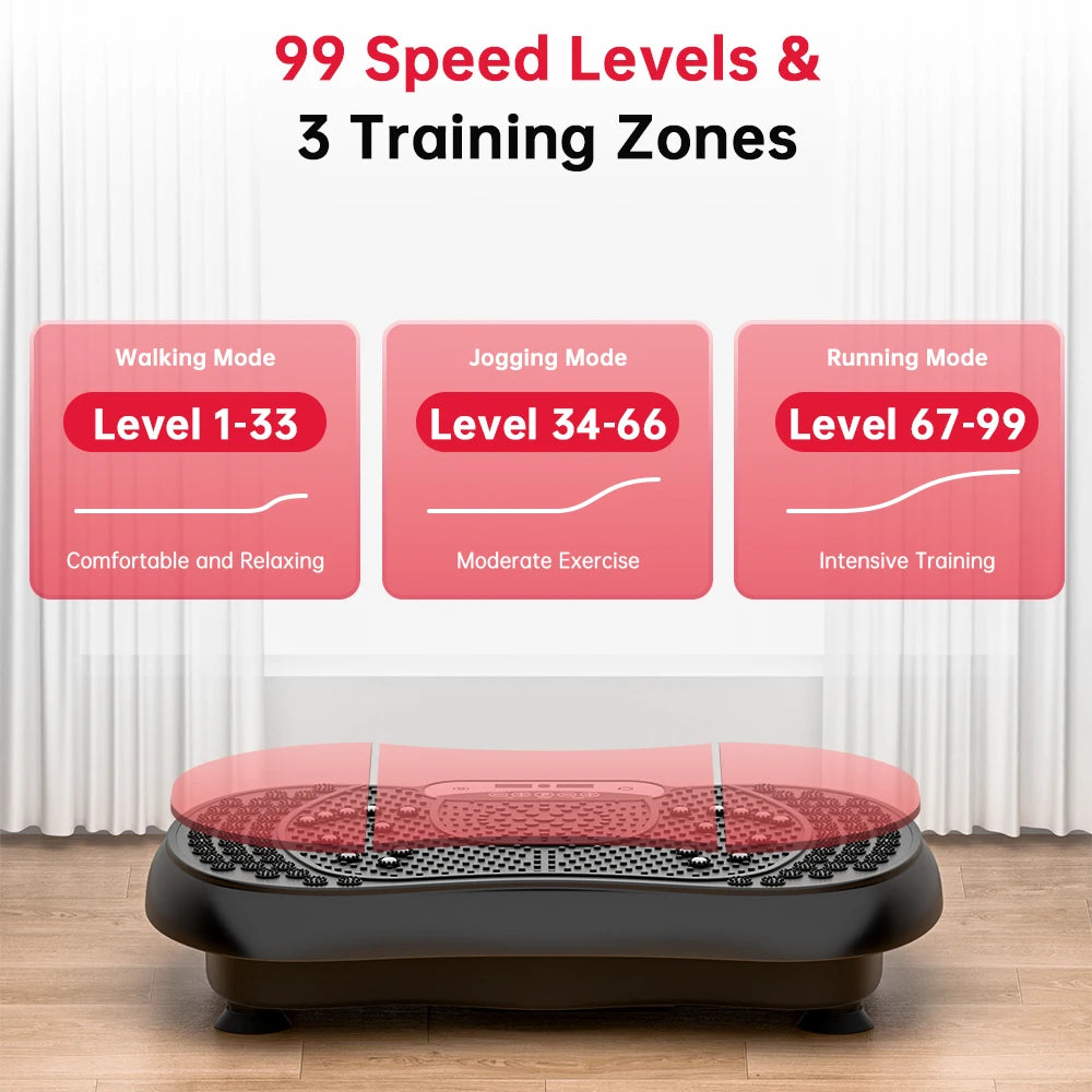 Vibration Plate Fitness Platform – Full-Body Shaker Workout Machine