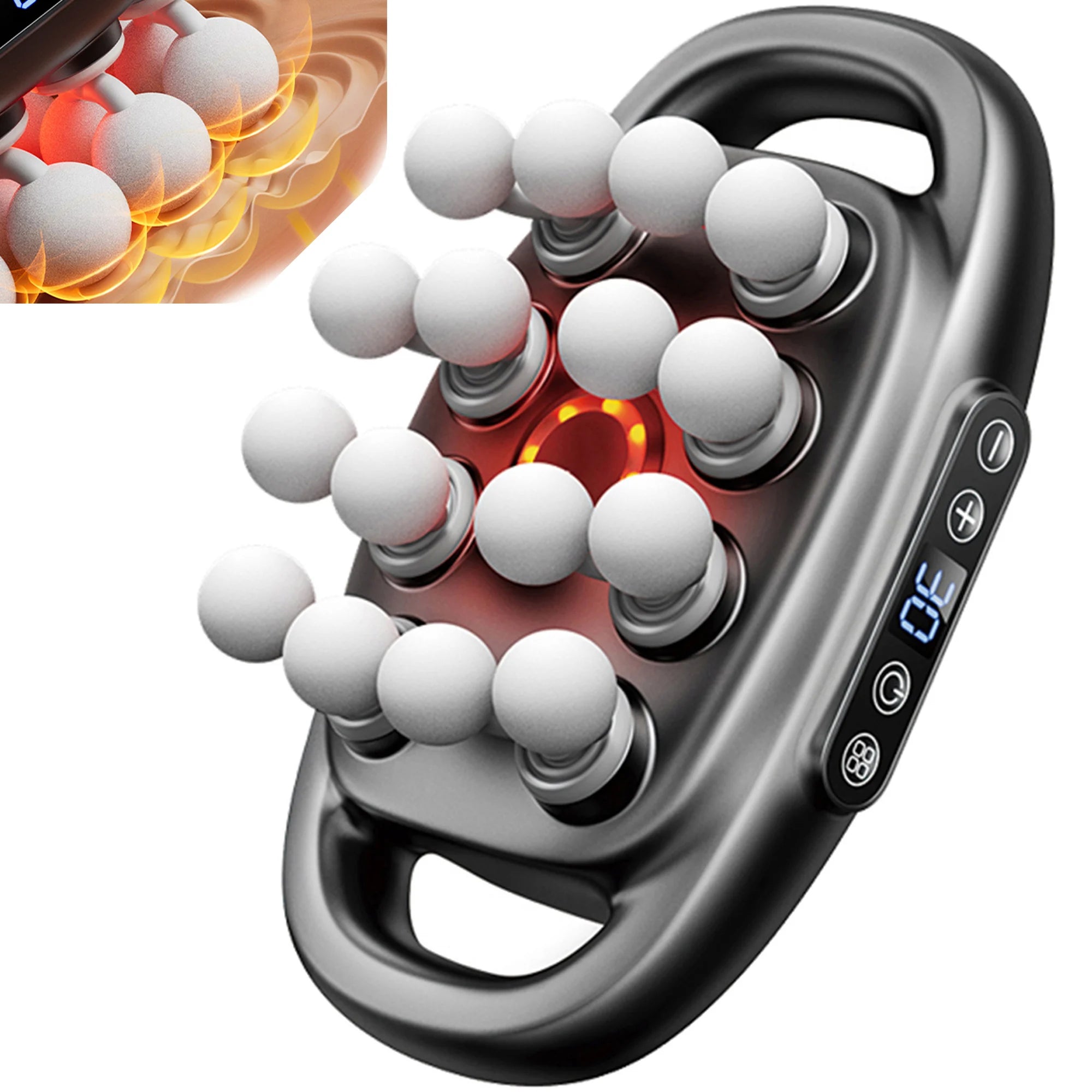 Deep Tissue Massage Gun with 16 Heads – Full Body Muscle Recovery