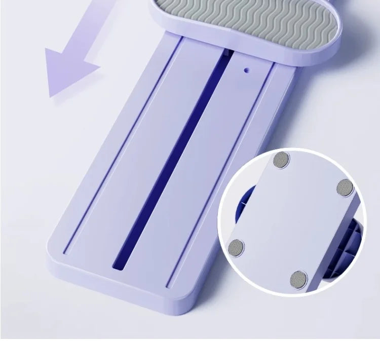 Compact 3-in-1 Ski Glider – Handrails & Full Body Workout