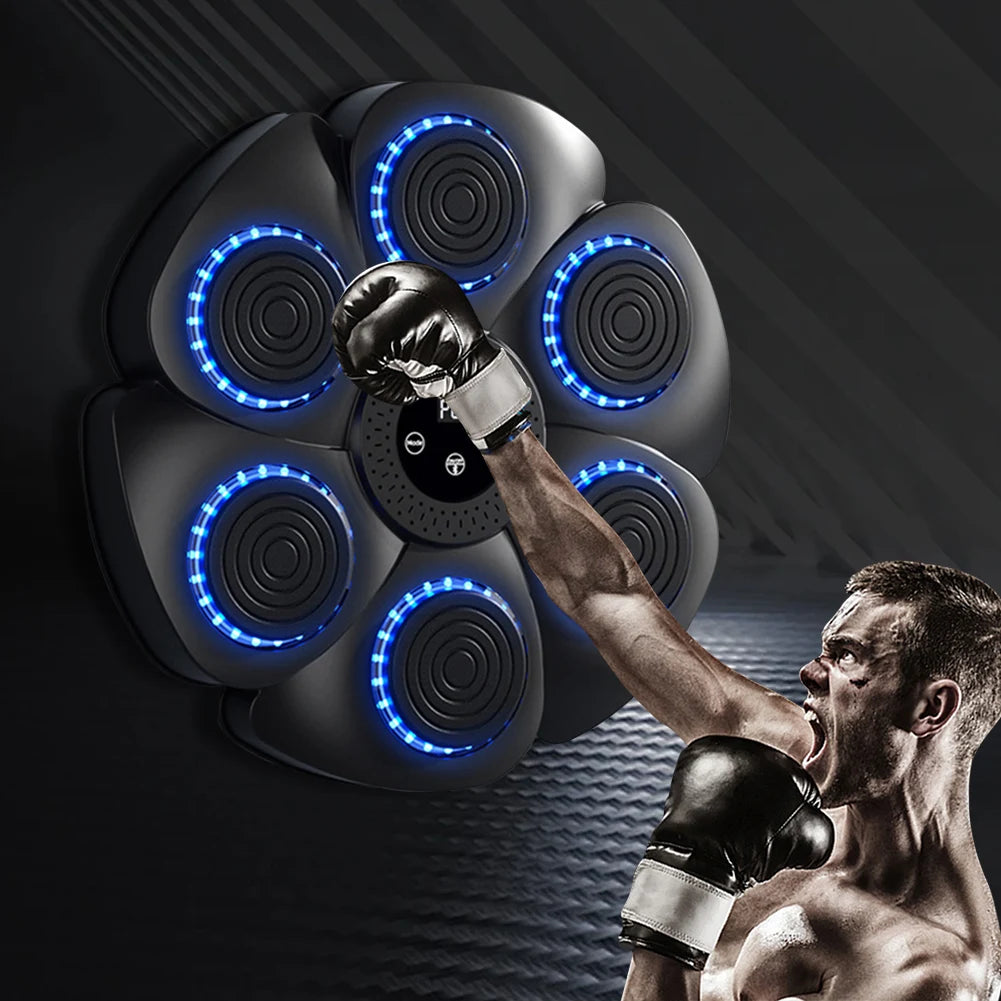 Wall-Mounted Music Boxing Reaction Target with RGB Lights