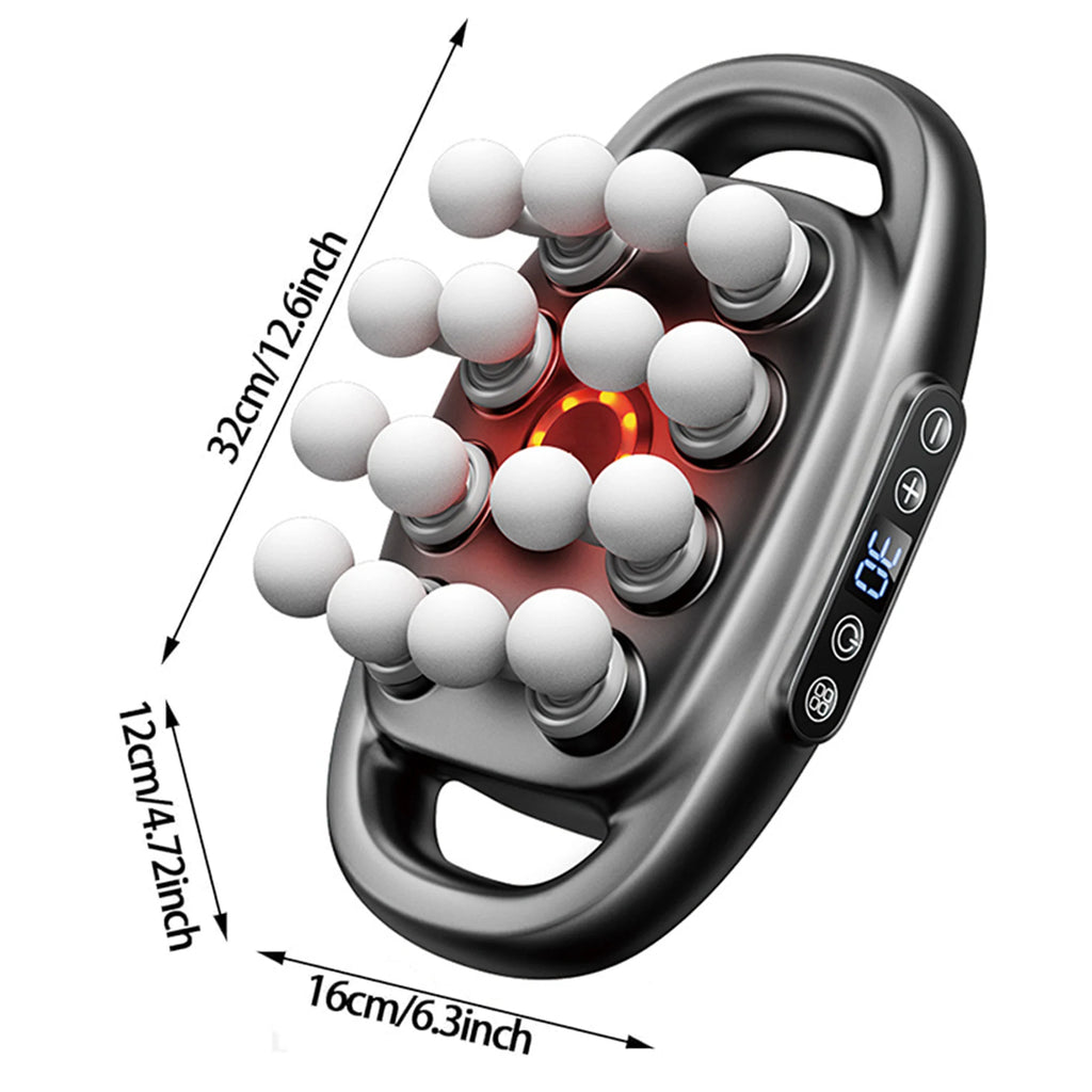 Deep Tissue Massage Gun with 16 Heads – Full Body Muscle Recovery