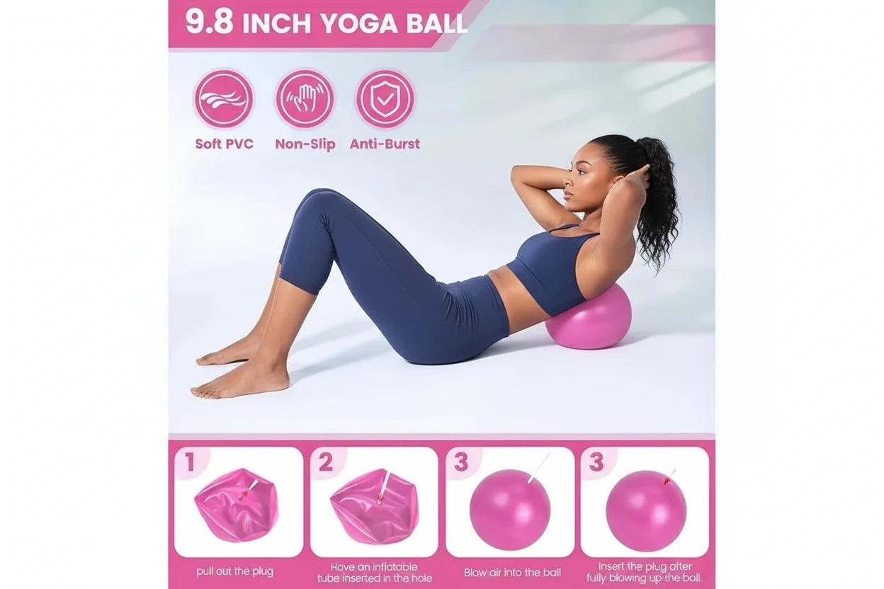 5-Piece Pilates & Yoga Home Workout Set