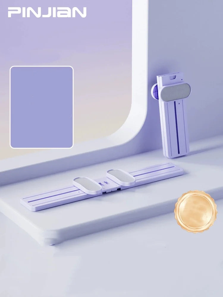 Compact 3-in-1 Ski Glider – Handrails & Full Body Workout