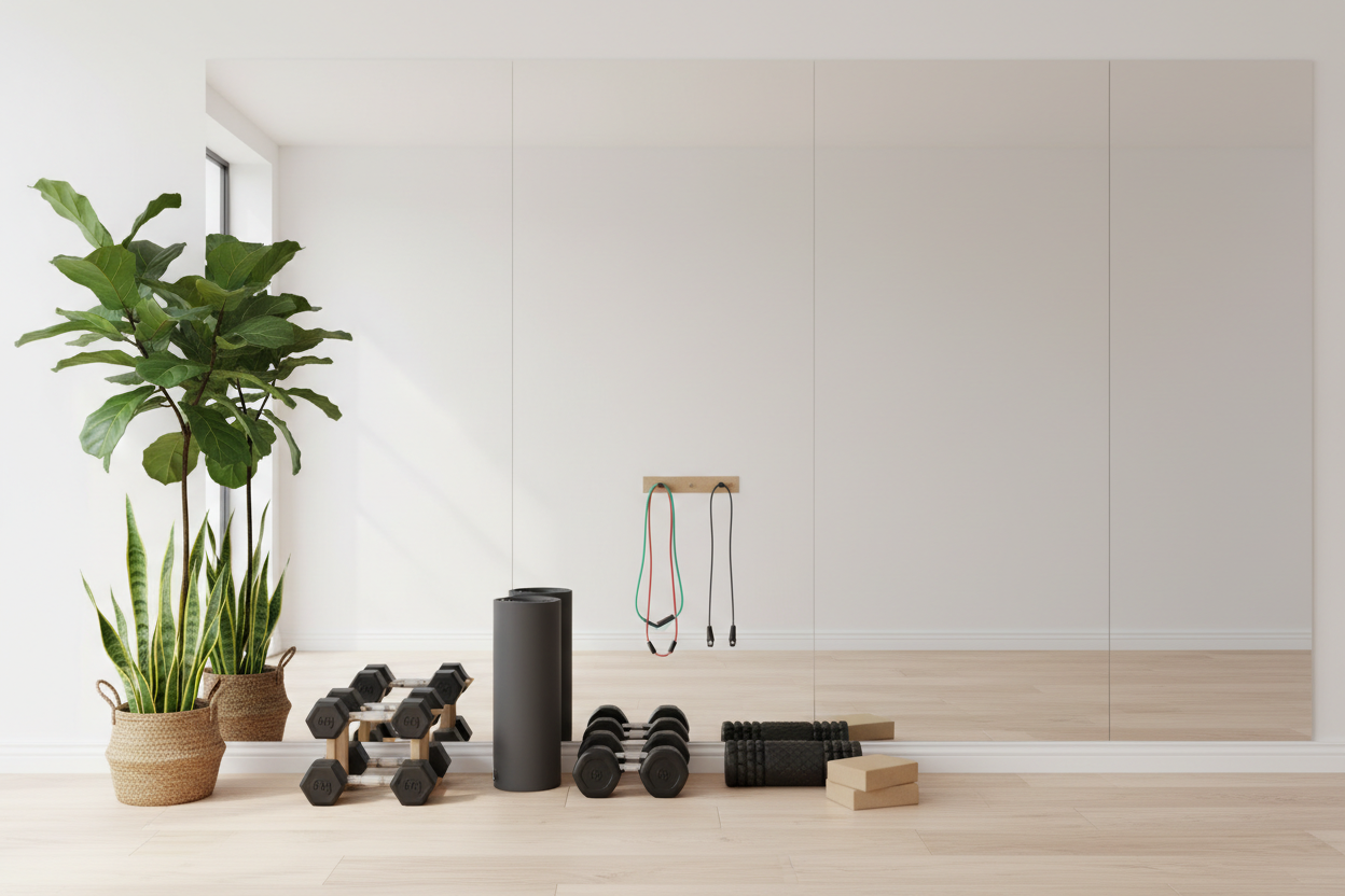 Wall mirrors / small home gym tools